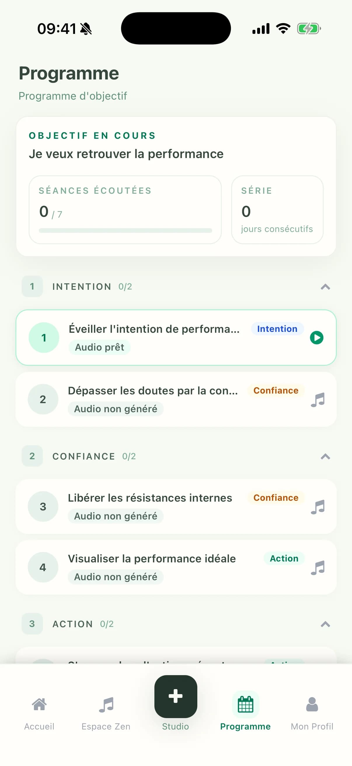 Programme de méditation Oh-myzen